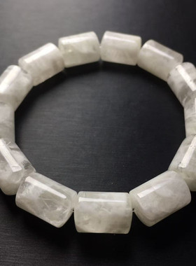 白幽灵手链 桶珠 转运珠 千层白幽灵手串 Multi-inclusions微瑕