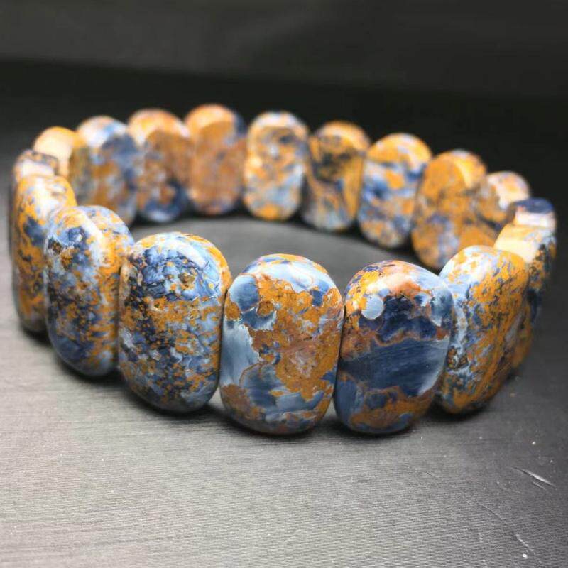 彼得石手排 (pietersite) 多色虎晶玉 天然水晶 石棉木变石手牌