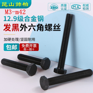 9级外六角螺丝M4m5x6x8x10x12x16x20x25x30x35x40x45x50高强度