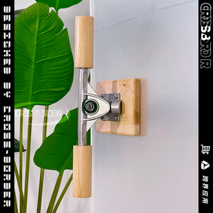 滑板轮支架门把手咖啡厅玻璃门个性 门拉手定制门把手店铺门把手