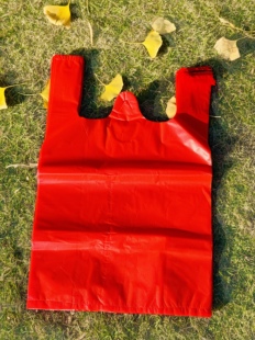 加厚红色塑料袋批发家用便携购物超市食品级方便袋子礼品透明大中