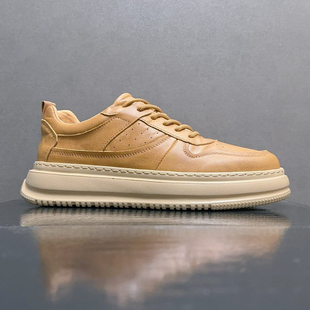 子软底透气真皮复古空军板鞋 头层牛皮休闲鞋 捡漏尾货清仓男鞋 特价