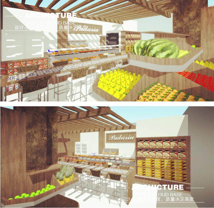 su素材现代法式欧式古典甜品屋面包店水果店饮品吧室内展架su模型,商务/设计服务,设计素材/源文件,淘宝优惠券,粉丝福利购,淘宝优惠卷