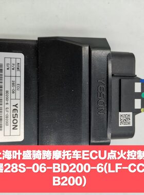 上海叶盛骑跨摩托车ECU点火控制器28S-06-BD200-6(LF-CCB200)