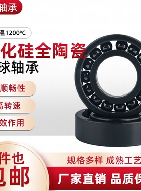 氮化硅全陶瓷轴承满球6200 6201 6202 6203 6204 6205 6206 62109