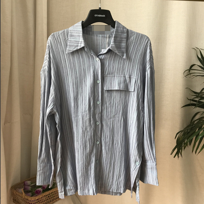 【对】春秋女装长袖衬衫  17-1-187