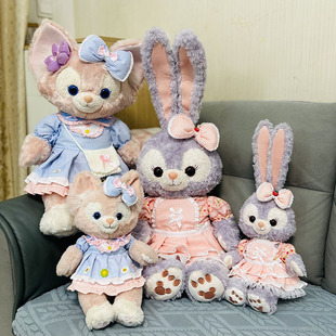 M号玲娜贝儿公仔着替蓝格小花裙套装粉色碎花裙80cm星黛露衣服女