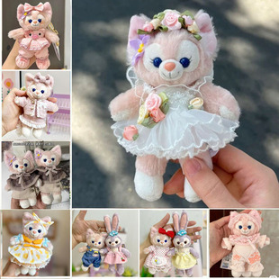 仅售衣服】贝儿钥匙扣挂件着替露露公仔裙子饼饼背带裙娃衣替换女