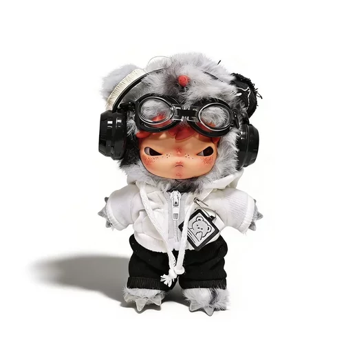 仅娃衣/小野Hirono公路日志毛绒公仔17cm着替衣服街范型男套装酷