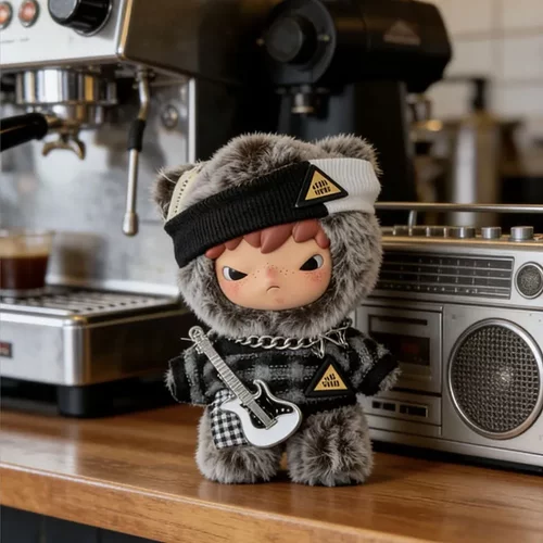 仅娃衣/小野Hirono公路日志毛绒公仔17cm着替黑白条纹毛衣套装可