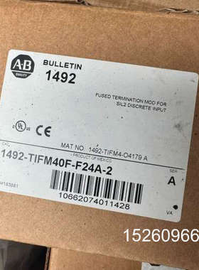 议价 Allen-Bradley 1492-TIFM40F-议价