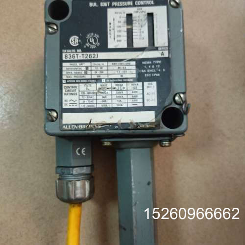 议价AB罗克韦尔压力控制开关，型号836T-T262J，成色看图议价