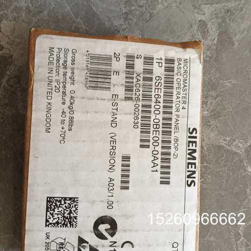 议价西门子原装正品6SE6400-0BE00-0AA0全新现货有议价