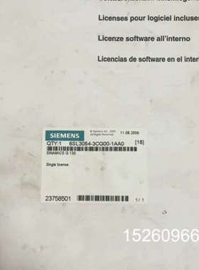 议价SINAMICS G130证，型号6SL305议价