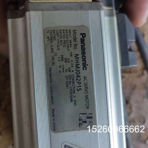 议价全新松下伺服电机MHMJ042P1S，拆机件，正常使用，轴转动顺二