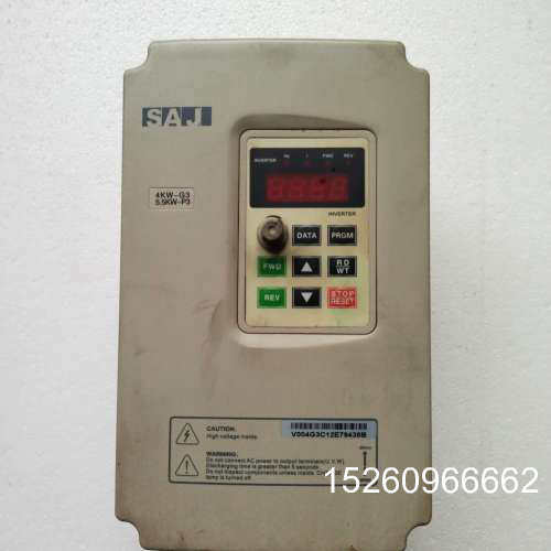 议价拆机SAJ三晶变频器V004G3/V5R5P3实物图片议价