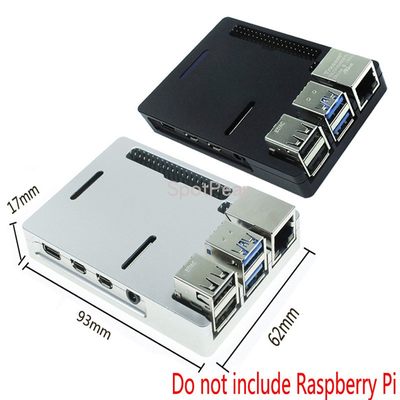 适用于树莓派Raspberry pi 4B铝合金材质金属外壳