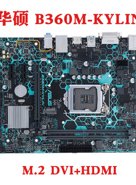Asus/华硕 B360M-KYLIN BASALT PIXIU DRAGON 8代9代CPU DDR4 M.2