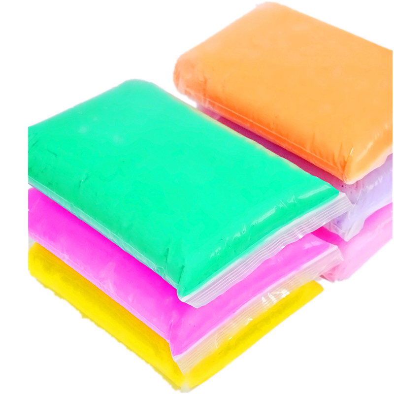 手工材料 超轻粘土 橡皮泥 天空彩泥500g/包 儿童手工课堂diy玩具