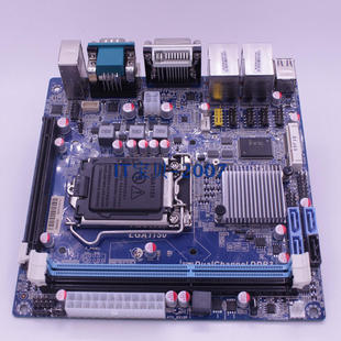 现货B85工控主板双千兆网卡6COM游戏机主板b85itx迷你主板17*17CM