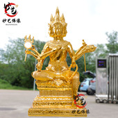 四面佛泰国四面佛有求必应八臂大梵往佛像树脂泰国四面佛真身摆件