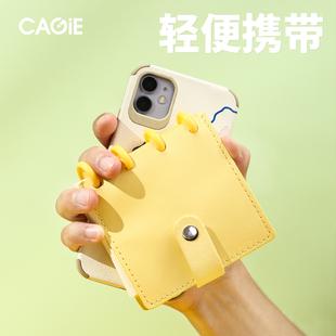 卡杰m5活页本A7空白芯盖章本随身错题本蘑菇扣小本子笔记本随行本可拆卸学生手账本少女可爱便携记录本可定制