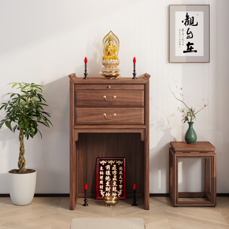 实木地主柜新中式祖先神台柜供桌香案家用土地爷财神爷供桌香案台,住宅家具,佛柜/佛龛,淘宝优惠券,粉丝福利购,淘宝优惠卷