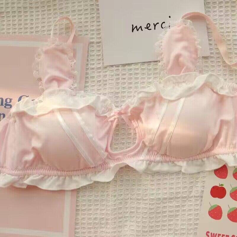 洛丽塔风日系兔耳少女内衣套装｜