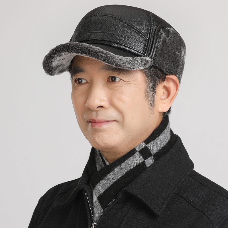 冬护耳秋冬男冬季男式帽子风雪帽