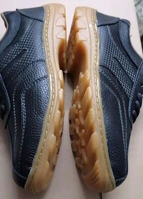 牛筋底上线防滑休闲耐磨真头层牛皮结实工作户外透气单鞋四季捡漏