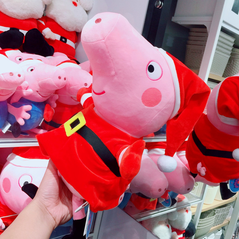 MINISO毛绒玩具创优佩奇圣诞