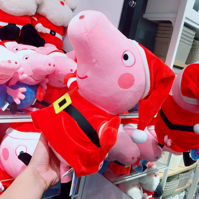 MINISO毛绒玩具创优佩奇圣诞