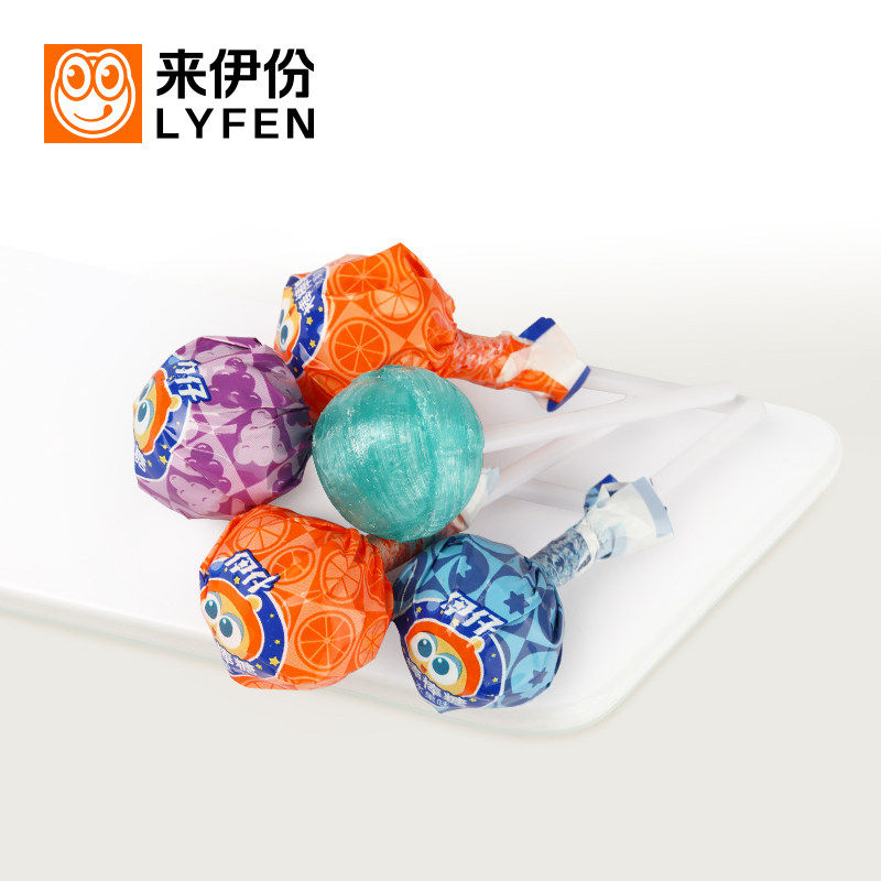 来伊份伊仔大棒棒糖水果味糖果