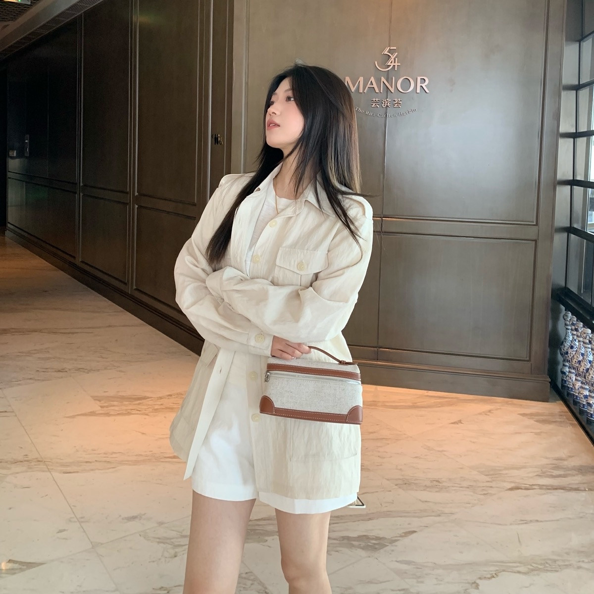 女高级感天丝亚麻防晒外套