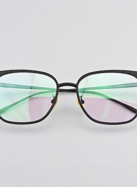 简约复古方框眼镜近视眼镜男超轻眼镜框架配近视变色片大脸19828