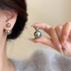 通勤耳饰 耳环高级感轻奢时尚 前后戴珍珠小众耳钉女新款 2026爆款