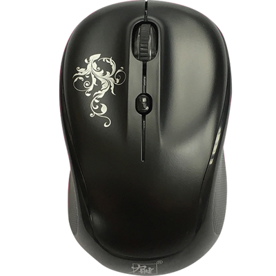 力胜黑色台式省电游戏无线鼠标