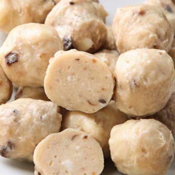 台湾松珍素食放牛吃草猴菇魔芋贡丸220g 仿荤素食品魔芋制品