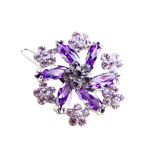 韩版人造锆石树叶发夹发饰发卡水钻刘海夹青蛙扣夹卡子头饰边夹