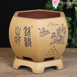 紫砂中国风手工宜兴紫砂透气