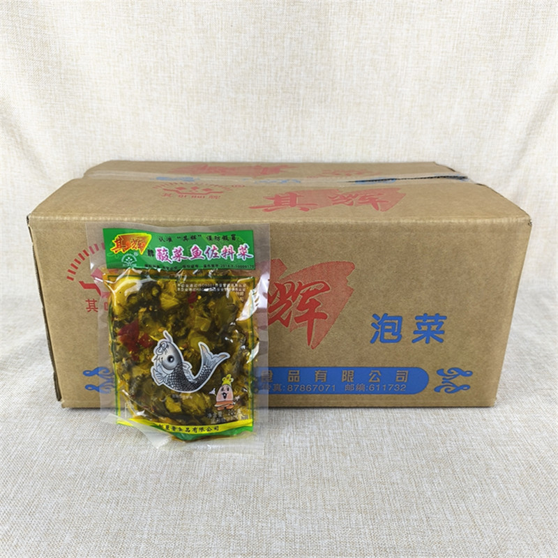 整箱其辉泡菜鱼佐料菜200g