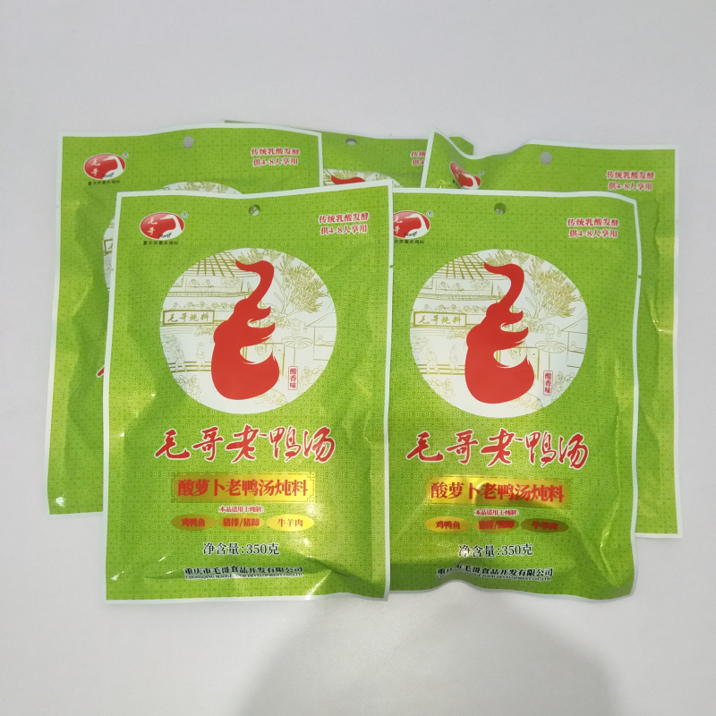 1份5袋毛哥酸萝卜老鸭汤炖料350g*5炖鸡猪排猪肚猪蹄调味品-封面