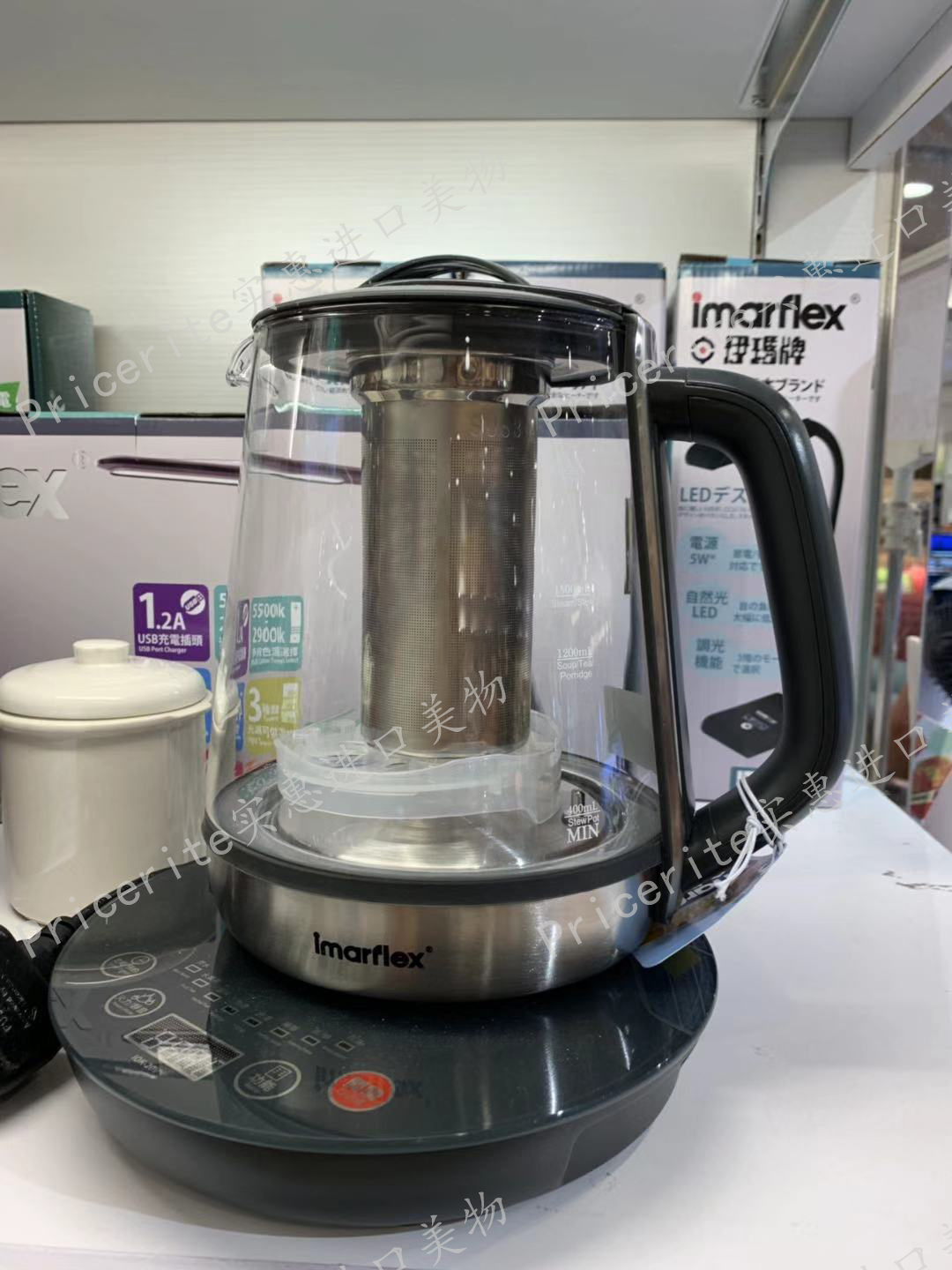 进口日本玻璃养生壶多功能煮茶器