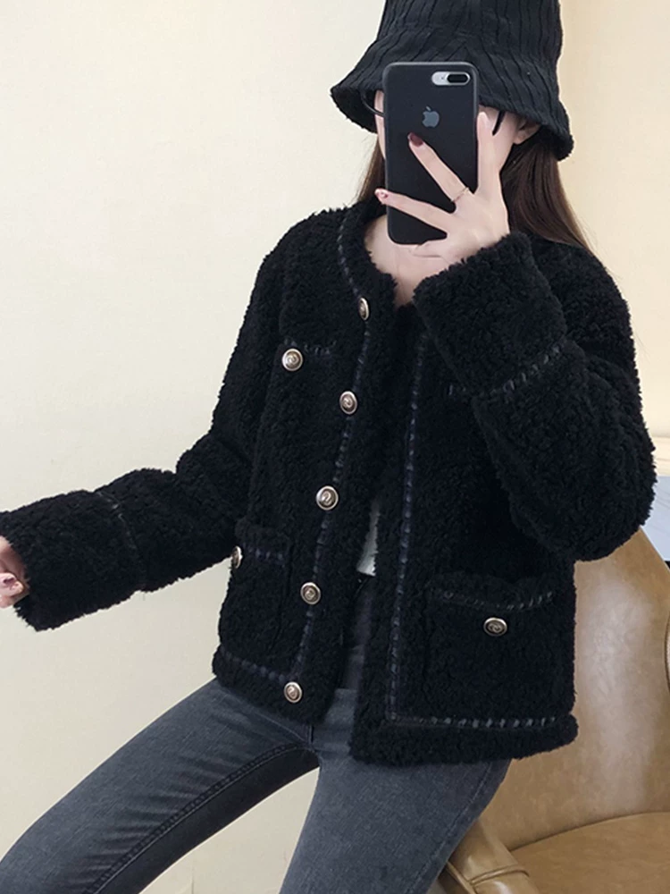 Плюшевый жакет, коллекция 2023 года, стиль Chanel