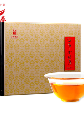 日春茶叶武夷山桐木关红茶红方【金骏眉630】礼盒装154g