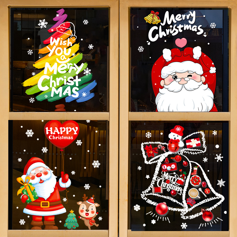 圣诞节装饰品圣诞老人树铃铛布置