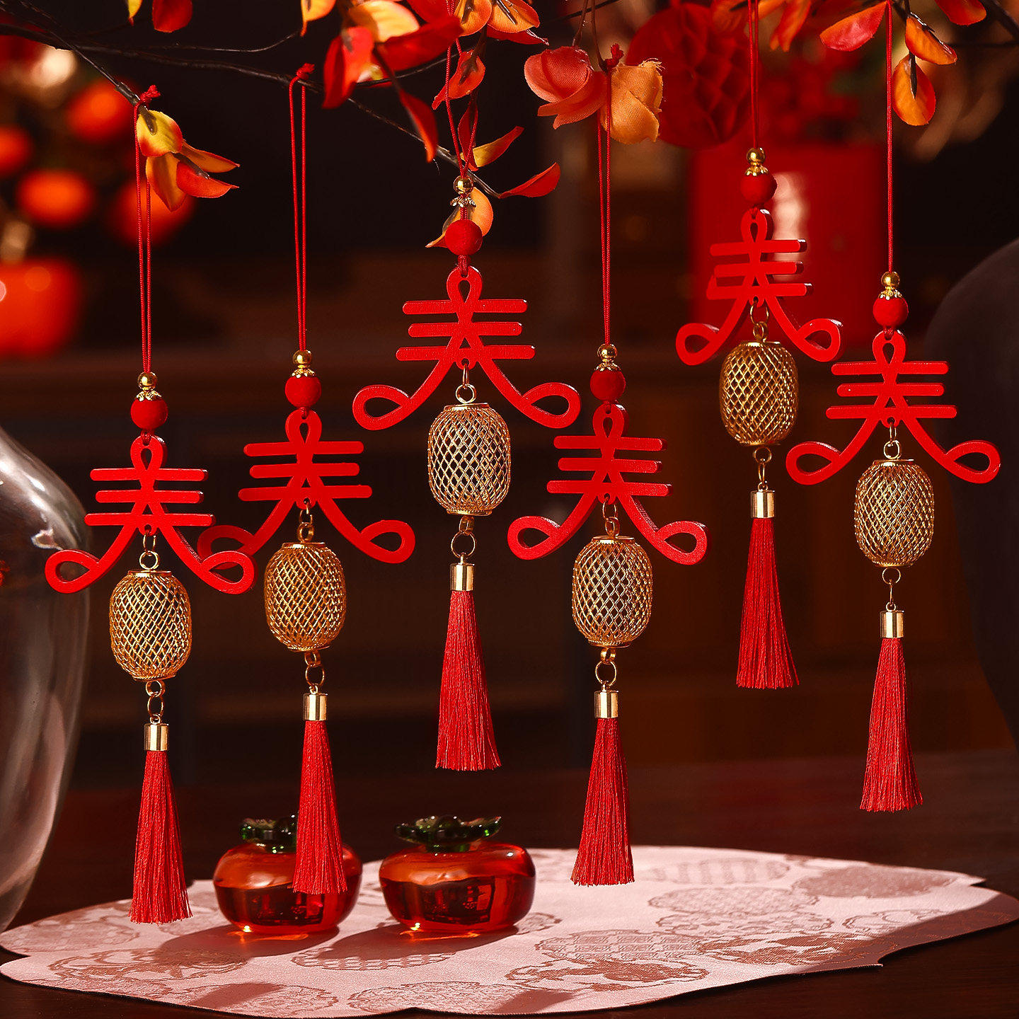 2026马年新年装饰品福字挂件春节过年绿植盆景盆栽福字灯笼小挂饰,节庆用品/礼品,挂饰/生肖挂饰,淘宝优惠券,粉丝福利购,淘宝优惠卷