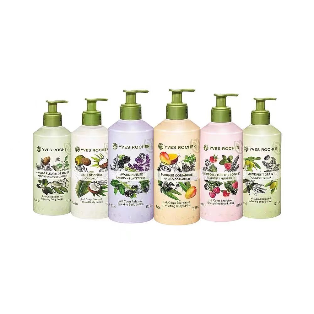 法国yves rocher伊夫黎雪 果粹身体乳保湿滋润持久留香嫩肤 390ml
