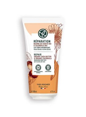 法国YvesRocher伊夫黎雪 乳木果金盏花深层修复身体乳润体乳200ML