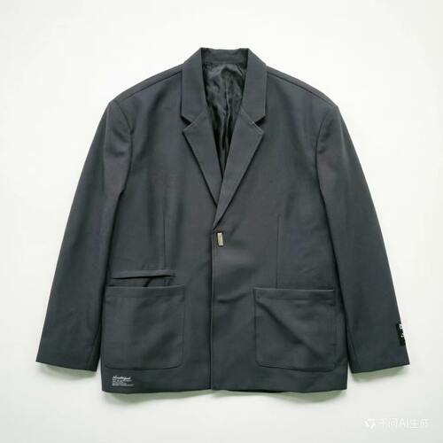 Z509【满两件包邮】2026春季新款青少年港风时尚设计夹克休闲西服